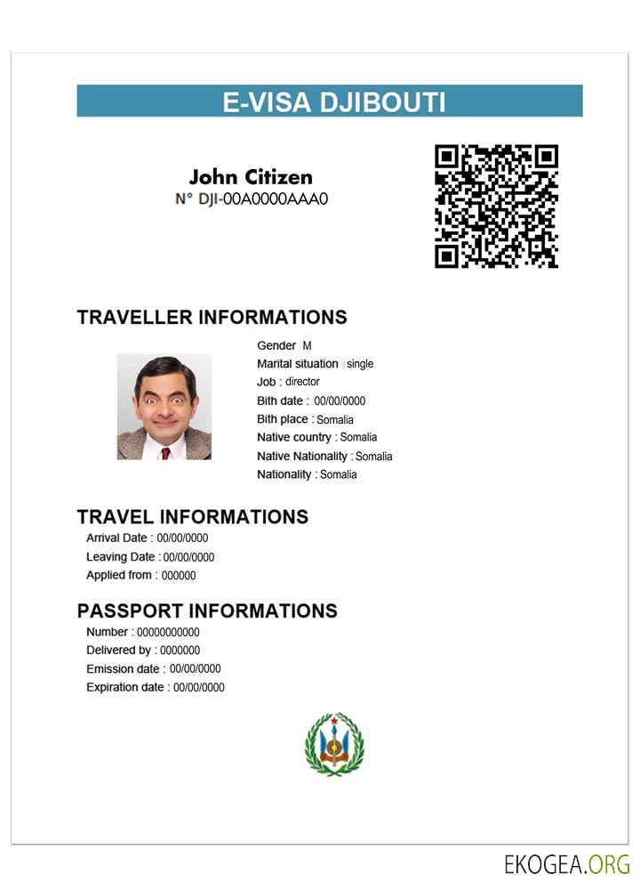 Visa électronique DJIBOUTI